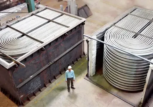 Shell and tube heat exchanger manufactured in India for process plant